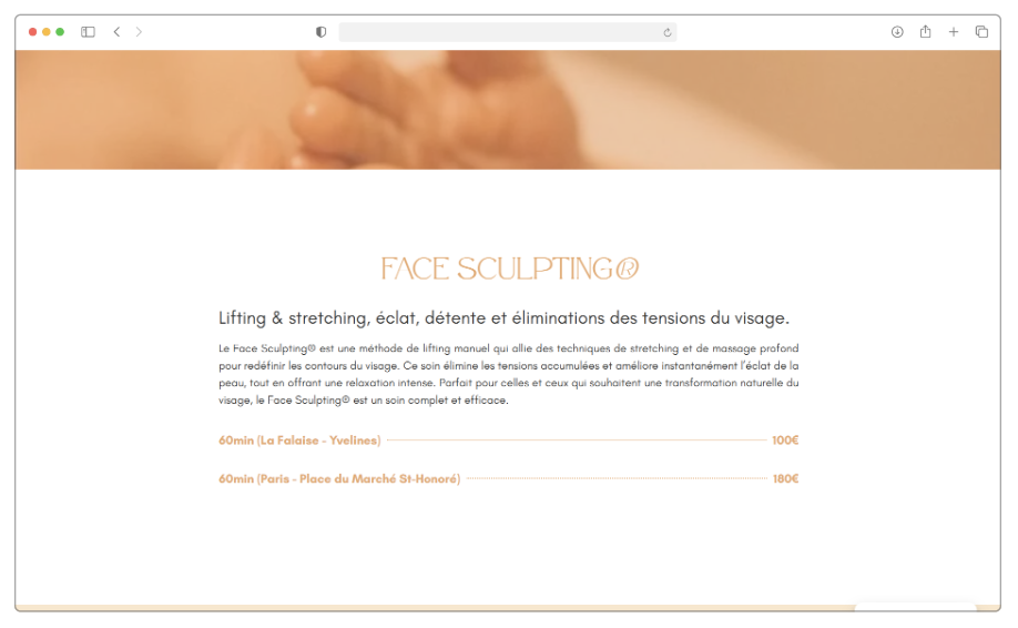 création de sites wordpress - clinique du kobido