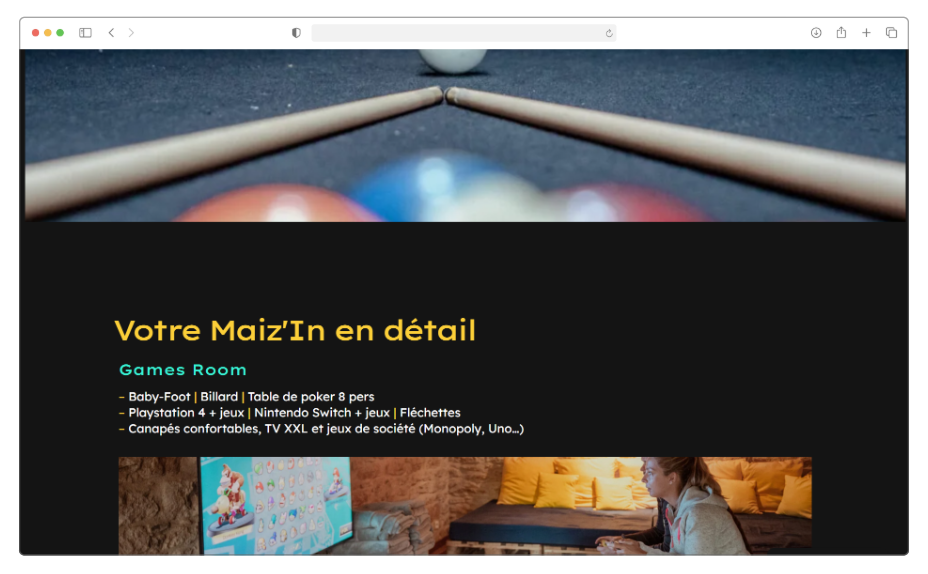 création de sites wordpress - maiz'in