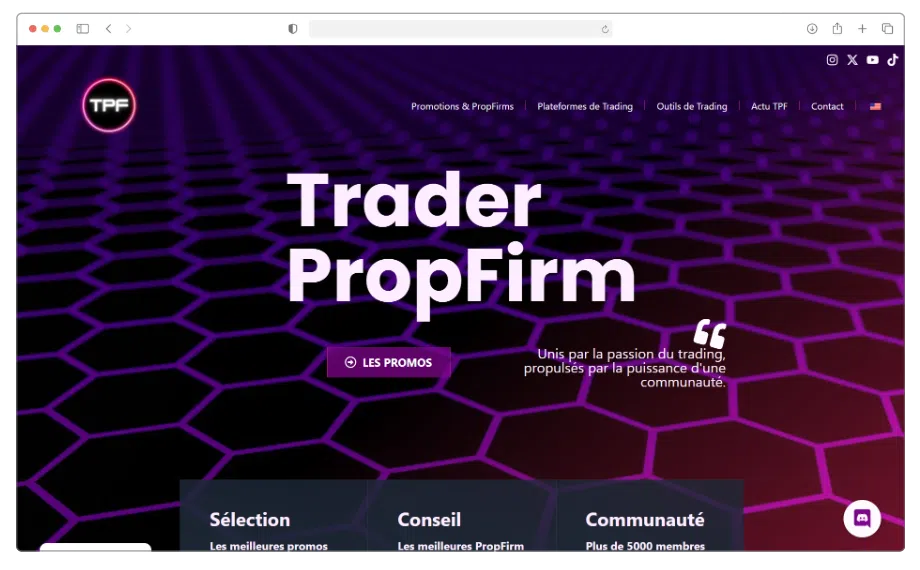 création de sites wordpress - traderpropfirm
