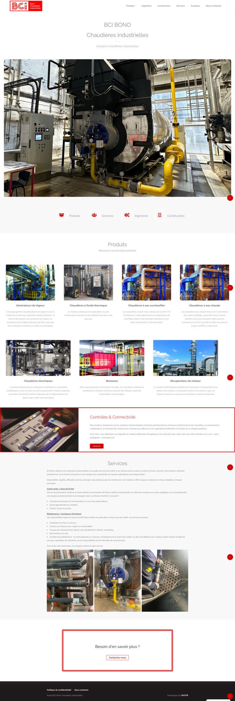 création de site vitrine professionnel yaostudio