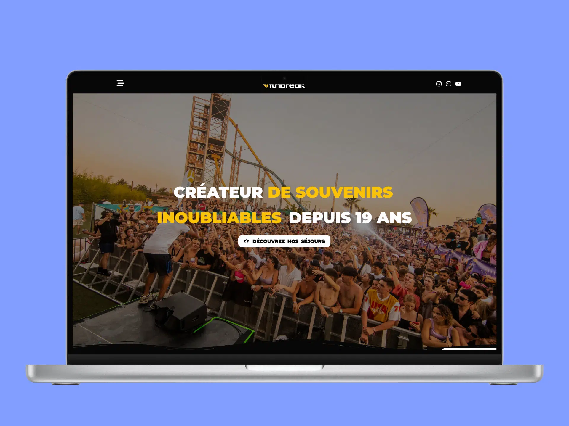 site vitrine : funbreak