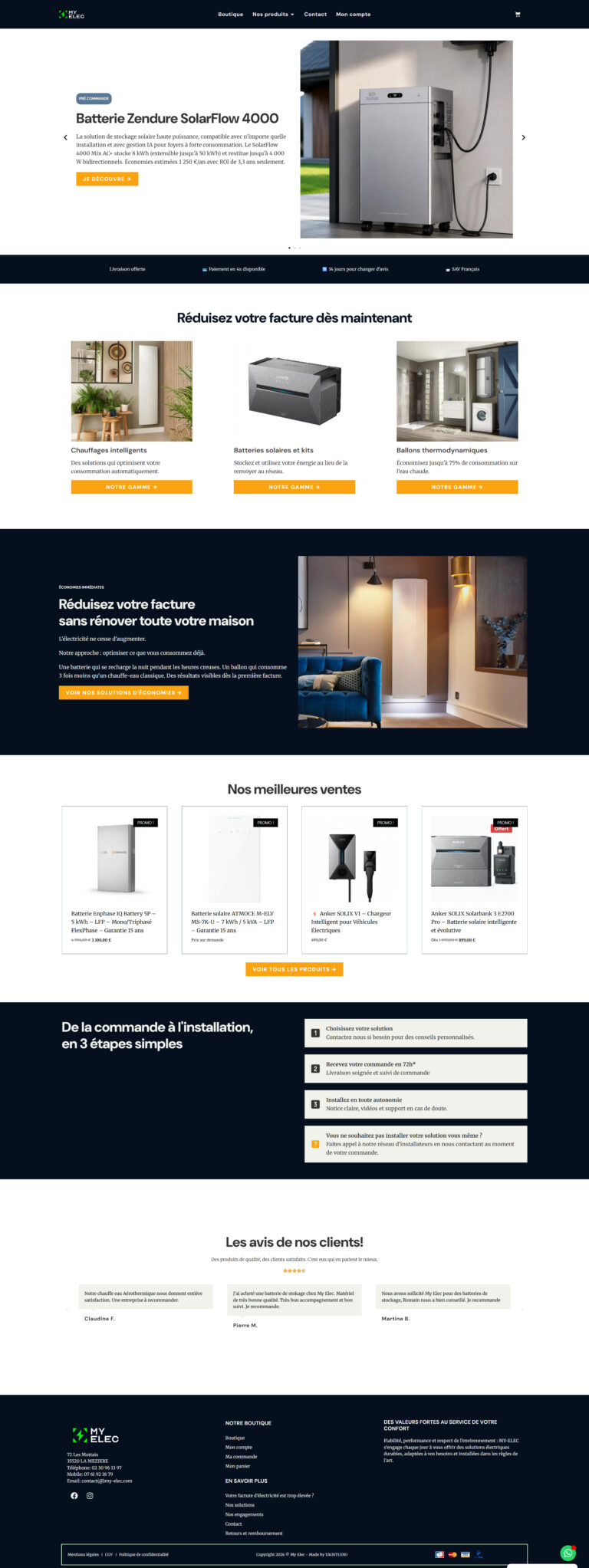 boutique en ligne my elec